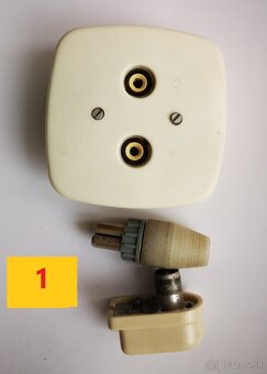 Televízna zásuvka účastnícka, káble prepojovacie a koncovky. - 3