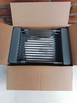 Teleskopický kuchyňský odkapávač s nastavitelnou šířkou - 3