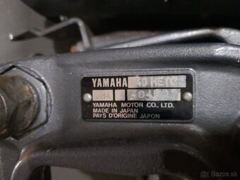 Predám motor Yamaha 40HP 2-takt - 3
