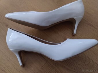 Predám biele lodičky ( svadobné) - 3