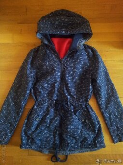 Nova tmavo modra bunda parka - 3