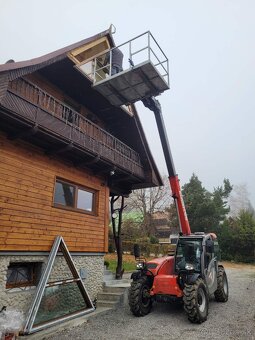 Manipulačné a planierovacie práce - Teleskopický nakladač - 3