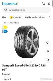 Semperit Speed-Life 3 225/40 R18 92Y - 3