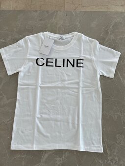Celine tričko biele s nápisom - 3