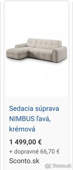 Nova sedacia suprava s elektrickym vysuvom 251x186cm - 3