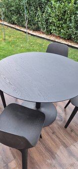 Okrúhly jedálensky stôl 110cm - 3