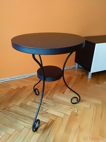 Posteľ- kovový rám,  čierny - 3