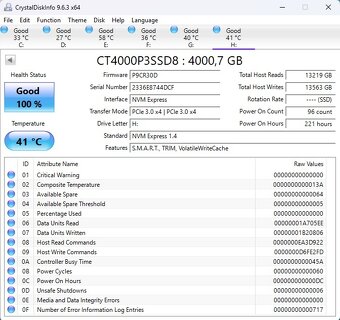 Crucial P3 4TB, M.2 2280, NVMe - 3