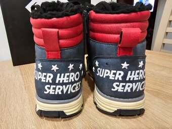 Zimné detské topánky Superman, veľ. 35 - 3