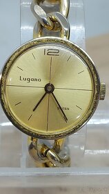 Predám funkčné dámske náramkové hodinky LUGANO Swiss made 45 - 3