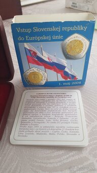 Bimetalova minca 10000SK - Vstup Slovenskej republiky do EU - 3