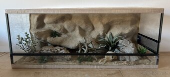 Terárium 90x40x40 a 100x40x40 s 3D stenou - 3