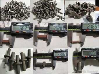 Nity,medené,hliníkové ocelové,a rozne skrutky,šroby - 3