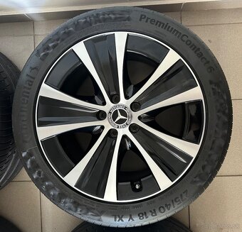 Originál elektróny ® Mercedes E 5x112 r18 letné pneu - 3