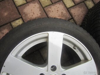 17" AL disky Dezent na VW group Mercedes C so zimnými pneu - 3