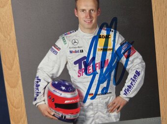 Bernd Mayländer a Stefan Mücke Mercedes DTM autogram - 3