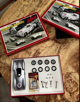 Sada Schuco stará retro hračka skladačka auta Mercedes - 3