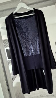 Modrý top a kardigán - 3