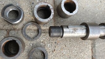 Predlžený frezovaci trň MK4,komplet s podložkami - 3