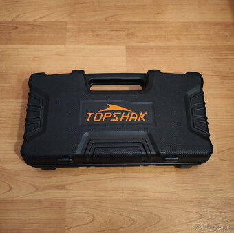 Nová sada náradia Topshak 39ks, sada bitov a brúsič vrtákov - 3