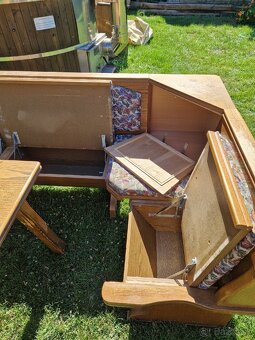 Rohová lavica, jedálenský set - 3