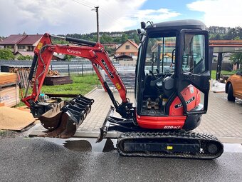 Prenajmem minibager KUBOTA 2,4t - 3
