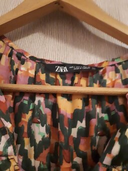 Dlhe satenove saty cut out Zara - 3