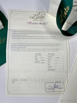 Zásnubný prsteň biele zlato 14K s diamantom 0.11ct - 3