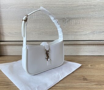 Kabelka Yves Saint Laurent Le 5 à 7 - biela - 3