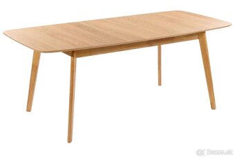 Rozkladací jedálenský stôl MADOX svetlý dub 150/190 cm 90 cm - 3