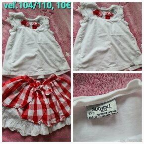 3x dievčenské šaty Mayoral, veľ. 104/110/116 - 3