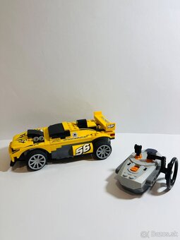 LEGO RC auto #56 + ovládač (žlté pretekárske) 🏁 - 3