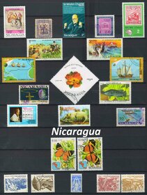 Poštové známky, filatelia: Južná a Latinská Amerika - 3