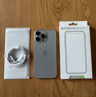 iPhone 15 Pro Max 256 gb Natural Titanium - nepoužívaný - 3