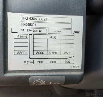 Plynovy VZV Jungheinrich TFG 430s - 3