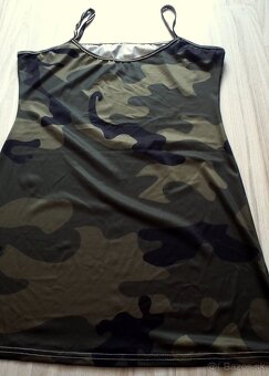 Army maskáčové zelené minišaty/tunika, v. M/L/XL - 3
