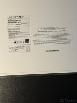 Predám Apple MacBook Air M2 2022 16GB Rám SSD HDD 256GB - 3