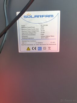 Nový solárny panel SOLARFAM 120W 107x58cm - 3