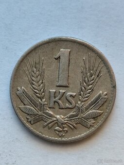 1 koruna 1942 varianta s uzavretou 4 - 3