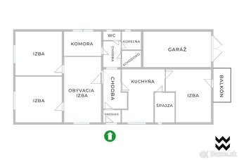 Predaj 4 izbového rod. domu Zavar vo vyhľadávanej lokalite. - 3