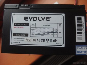 Zdroj 450W Evolve Pulse450ATX - 3