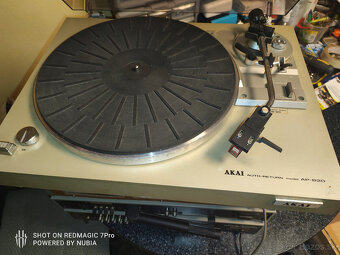 Vintage zostava Akai+ gramofon Akai - 3