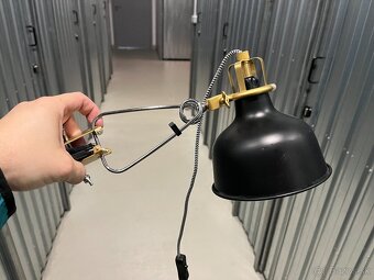 RANARP čierna bodová lampa nástenná/so svorkou - 3