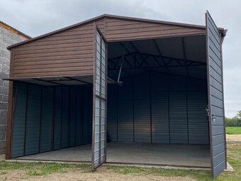 Plechová montovaná hala 6x8m výhodná ponuka - 3