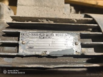 Elektromotor prírubový MEZ Mohelnice - 3