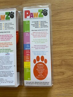 Pawz XS 4ks topanky pre psa XS alebo 8ks - 3