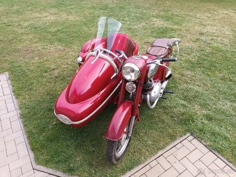 Prodam Jawa 350/354 kyvacka se sidecarem Velorex 560 - 3