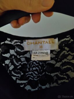 Čierne elegantné šaty Chantall 38 - 3