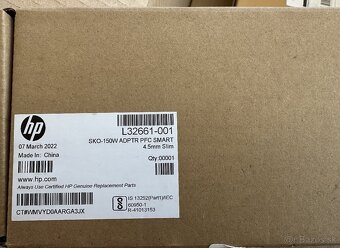 Úplne nový AC Adaptér HP 150W, L32661-001 4,5mm - 3