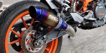 Na  predaj  Športový ladený univerzálny nerezový moto výfuk - 3